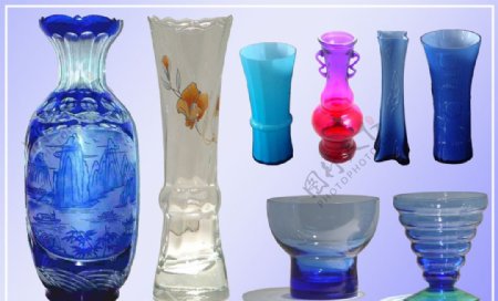 花瓶素材玻璃材质图片