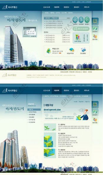 韩国建筑设计模板PSDFAL图片