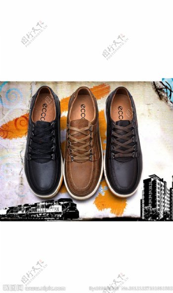 皮鞋广告图片
