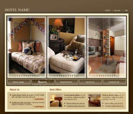 欧美酒店网站图片