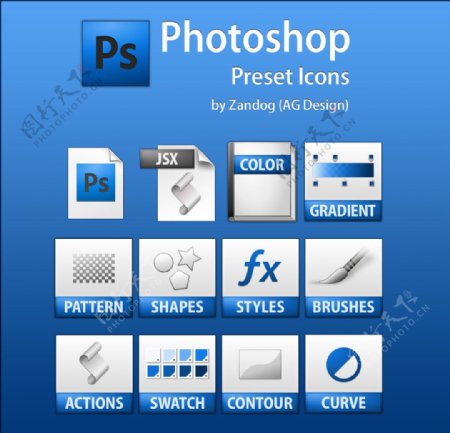 photoshop图标图片