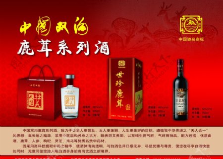 中国双沟酒宣传单图片