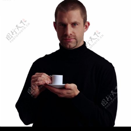 男人咖啡图片