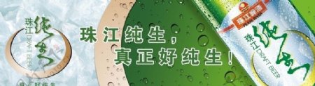 珠江纯生啤酒VI图片