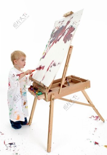 儿童画画图片