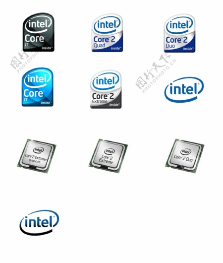Intel英特尔Logo图片