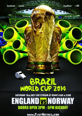 巴西世界杯冠军海报图片