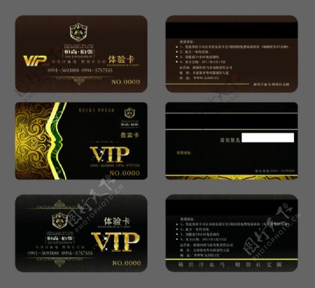 房地产VIP精品卡片图片