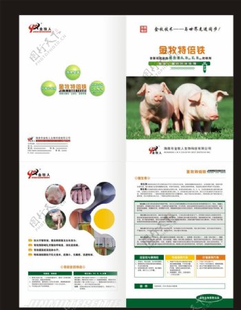 猪用兽药折页图片