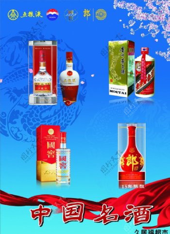 中国名酒海报图片