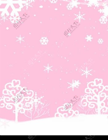 冬日粉雪自制图片