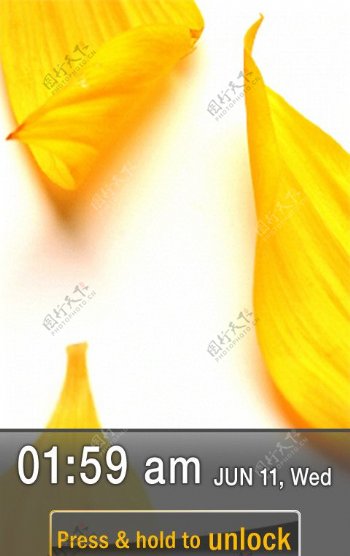 LG手机待机界面UI图片