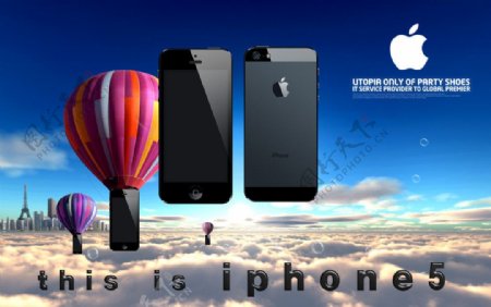 苹果5荣耀上市iphone5图片
