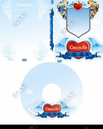 DVD光盘封面之蓝色天使图片