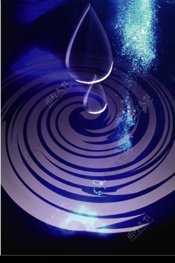 材质水滴漩涡图片