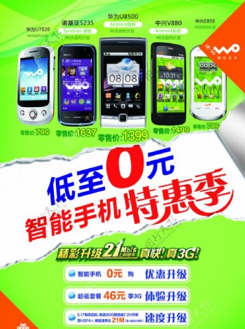 中国联通3G促销海报图片