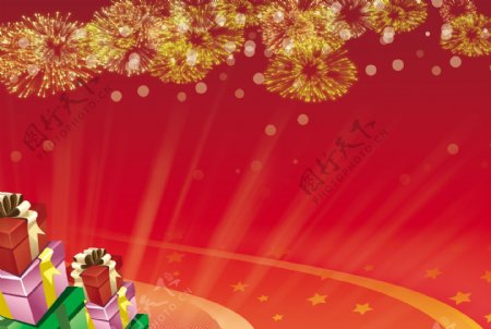 喜庆红色节日背景设计图片