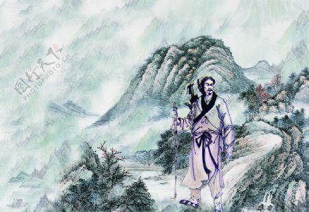 风水祖师杨筠松图片