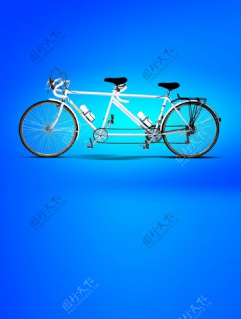 双人自行车图片