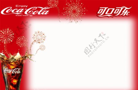 可口可乐广告模板图片