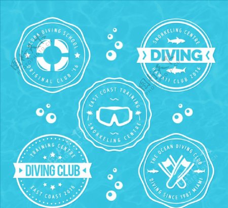 潜水俱乐部标志