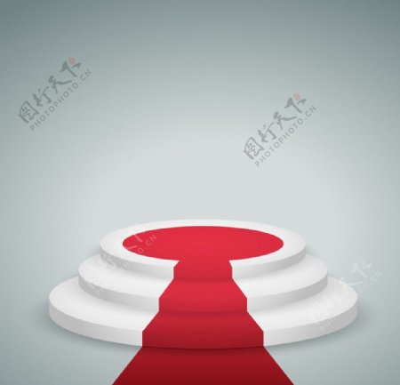 讲台上的红地毯背景