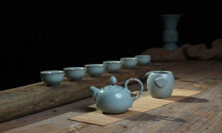 德化陶瓷汝窑茶具