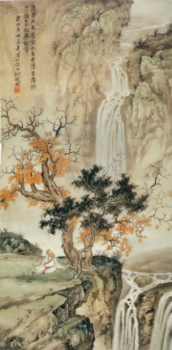 高清中式国画山水