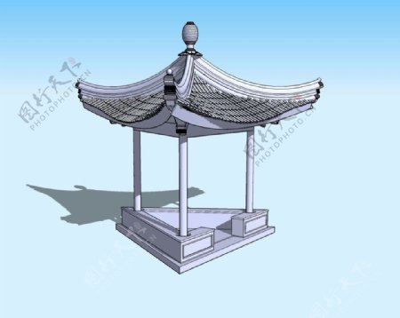 北京四合院3D模型