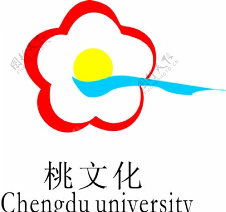 桃花logo矢量图