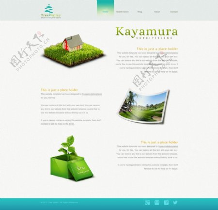 生态环保网页设计