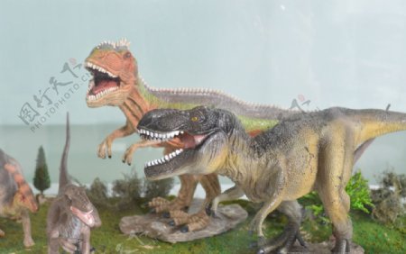 恐龙模型摄影