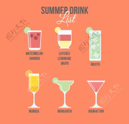 夏季饮料单