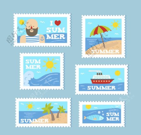 夏天邮票