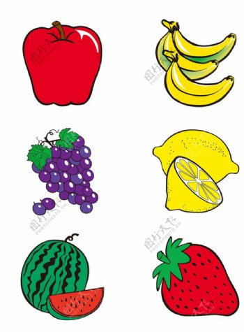 卡通水果设计