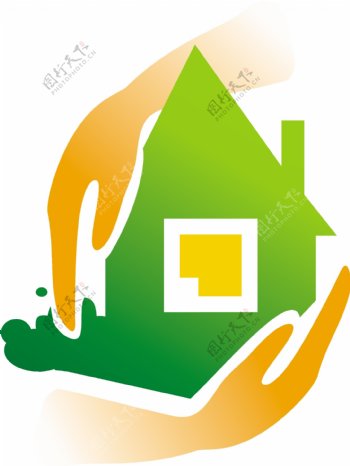 环保健康家园logo