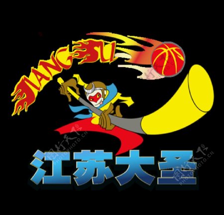 cba江苏大圣篮球队logo