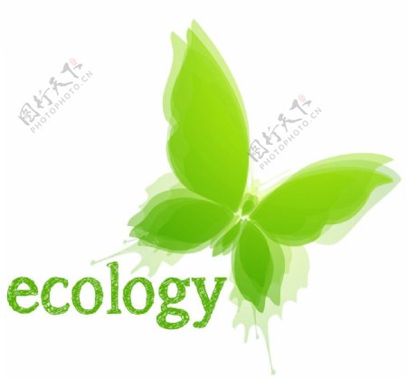 绿色环保生态标签贴纸