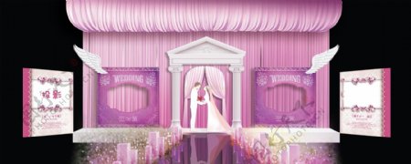 粉色主题婚礼