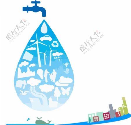 节能环保水标志
