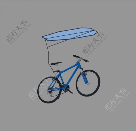 自行车伞