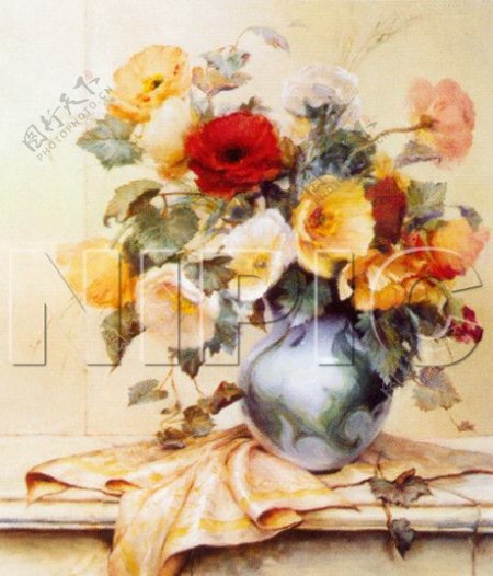 花卉油画40厘米X50厘米
