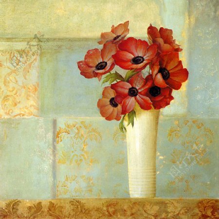 花卉油画4260厘米X60厘米