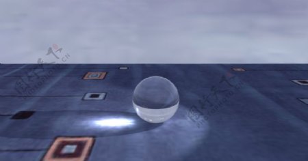 玻璃球焦散maya3d模型