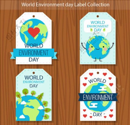 世界环境保护日标签集