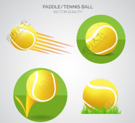 网球设计矢量素材