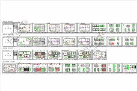 一整套家装CAD施工图
