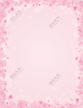 粉色背景花纹