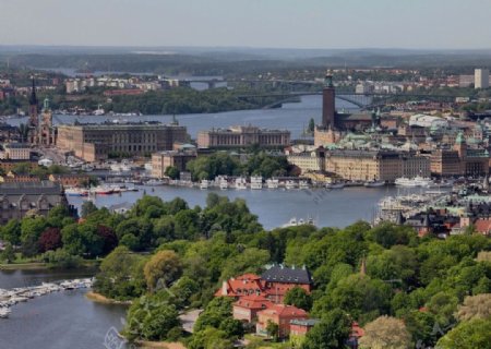 瑞典斯德哥尔摩城市风光