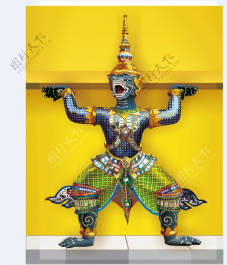 泰国神像矢量素材